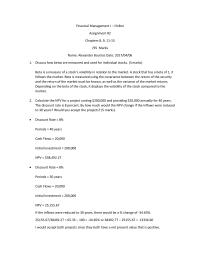 Assignment 2 Finc 3117