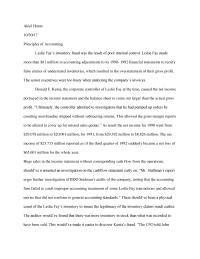 Principles of Accounting