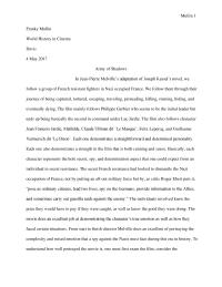 Army Of Shadows Essay