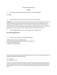 KT34103 Artificial Intelligence Tutorial 5