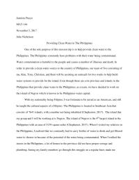 Providing Clean Water in The Philippines