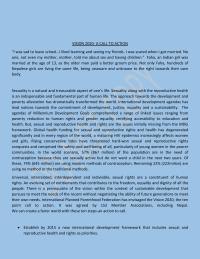 VISION 2020- A CALL TO ACTION
