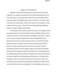 Analysis Of “The Tell-Tale Heart”