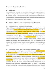Case Synthesis: Apple Inc