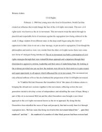 Civil Rights Paper