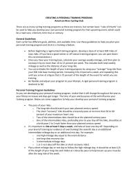 CREATING A PERSONAL TRAINING PROGRAM – American River Cycling Club