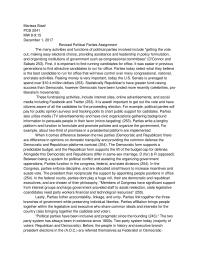 Political Parties Assignment