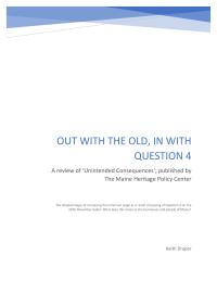 Out With The Old, In With Question 4