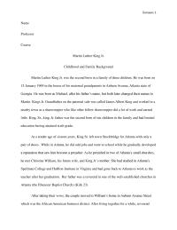 Martin Luther King Jr. Childhood and Family Background