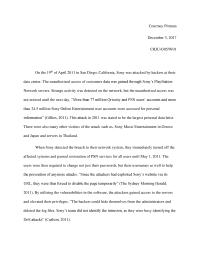 Sony Breach