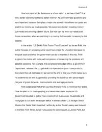 Importance Of The Economy To The Usa Nation