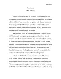 JC Penney Analysis