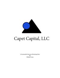 A Business Marketing Plan: Capet Capital