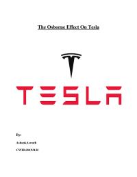 Osborne Effect On Tesla