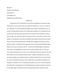 Politic Economics Week Essay