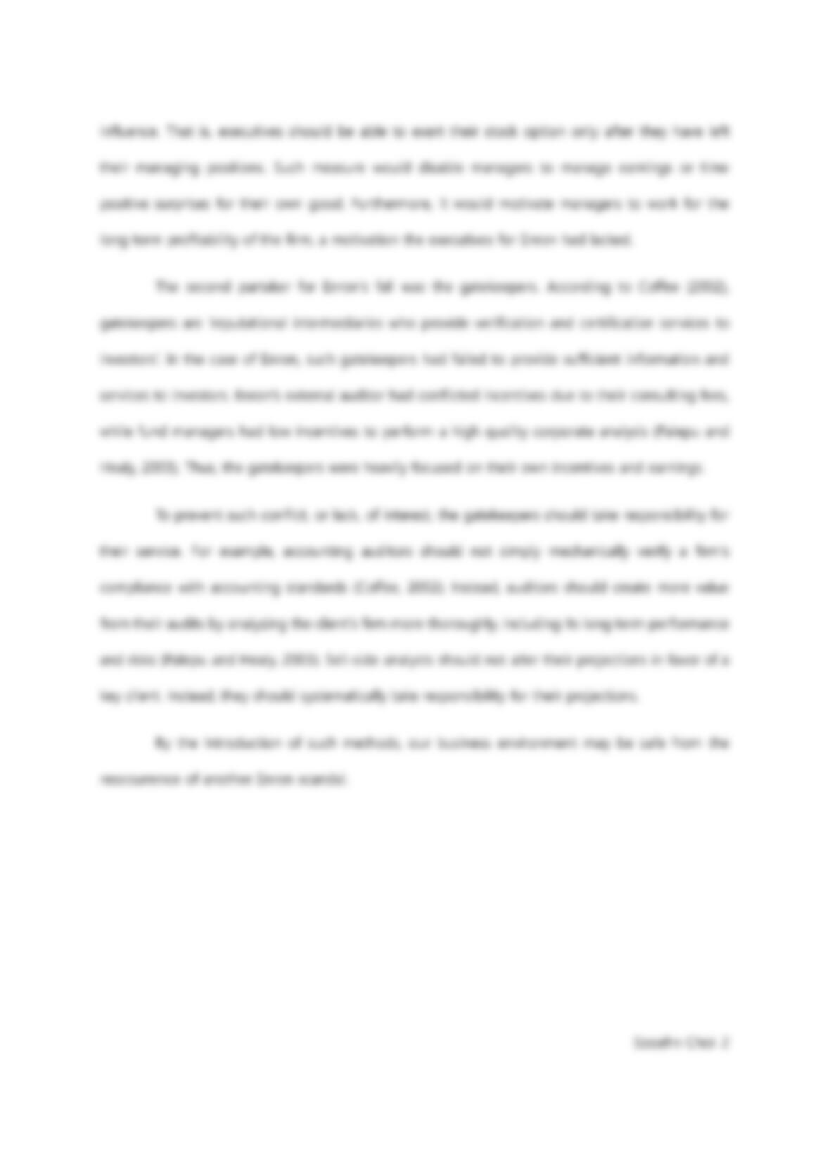 Enron scandal essay conclusion image