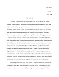 P306 Chapter One Case Study