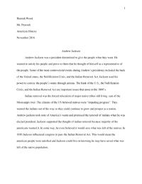 American History – Andrew Jackson