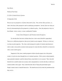 Crime Control Perspective And Nonintervention Perspective
