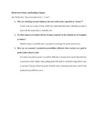 Money And Banking Chapter