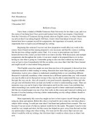 Reflective Essay Jarren