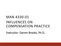 Influence On Compensation