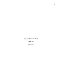 Employee Profile Case Study