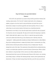 research template