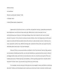 Women and Gender studies