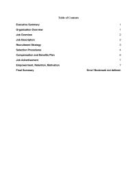 Mgt 3070 Project