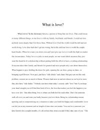 What is love