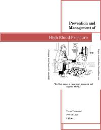 Psychology on High BP
