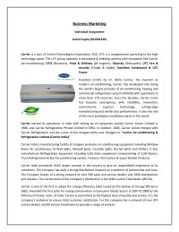 Carrier AC Business Marketing