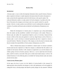 Business Plan Business