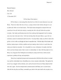 Interpersonal Communications Film Analysis