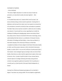 Utsav Chatterjee – Statement of Purpose