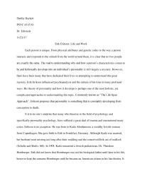 Erik Erikson life and work