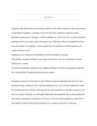 Sampling Estimation