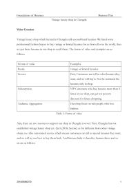 My bussiness plan
