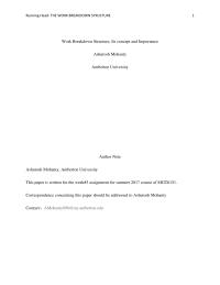 work breakdown structure