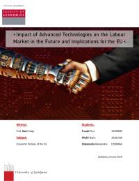 Technological impact from Artifical Intelligence on Labor market in EU