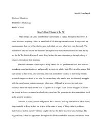 Mythology Essay