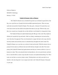 Week 5 Mythology Essay