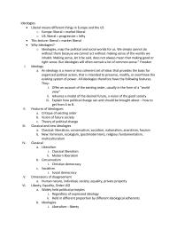 Notes Ideologies Liberal means