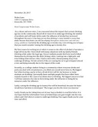 Congressman Letter