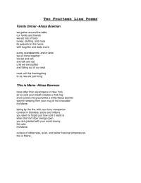 214 Line Poems