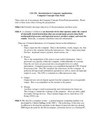 Computer notes