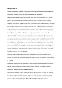 acct notes