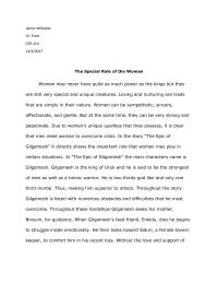 James’ Essay