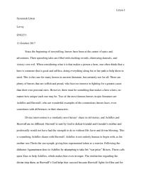 Achilles and Beowulf